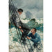 Reproduction of the painting Man in Rigging - Anton Otto Fischer