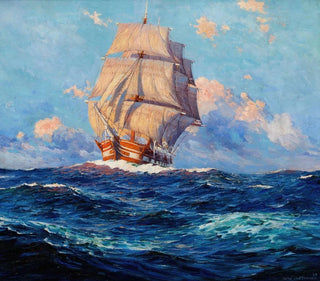 Marine Painting - Anton Otto Fischer — artwork view