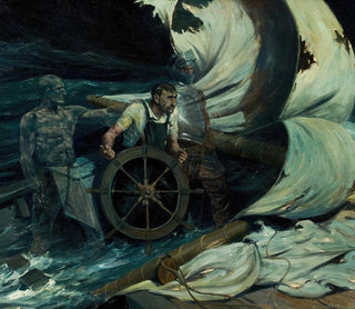 Danger en mer - Anton Otto Fischer — artwork view