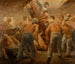 The fight under the bridge - Anton Otto Fischer — artwork view