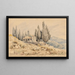 Sainte Anne sur la route de Trebinje - Anton Perko — framed artwork on a wall