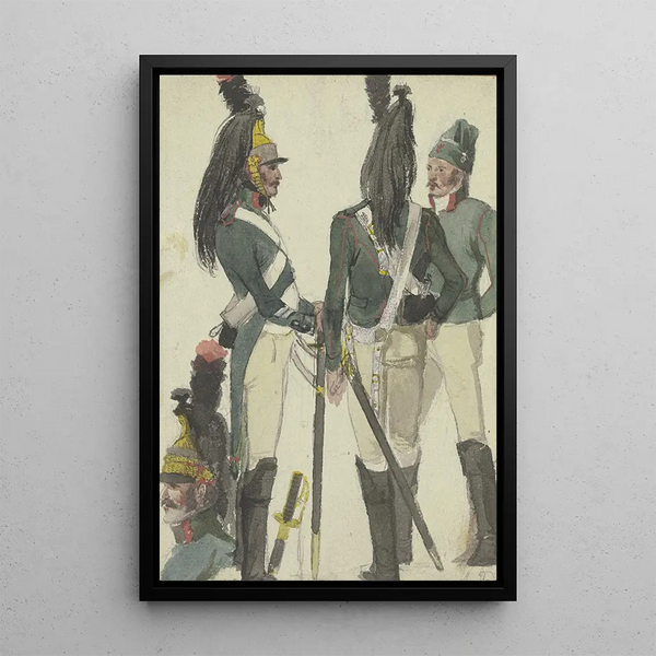 Reproduction of the painting Cuirassier - Anton Radl