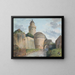L'ancien mur de découpe - Anton Radl — framed artwork on a wall