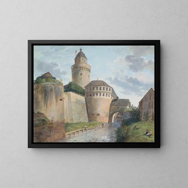 L'ancien mur de découpe - Anton Radl — framed artwork on a wall