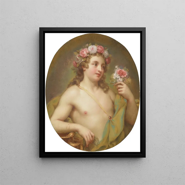 Plaisir - Anton Raphaël Mengs — framed artwork on a wall