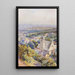 Reproduction of the painting Sievering with view of Vienna - Anton Reckziegel
