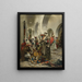 The Souk des étoffes Tunis - Anton Robert Leinweber — framed artwork on a wall