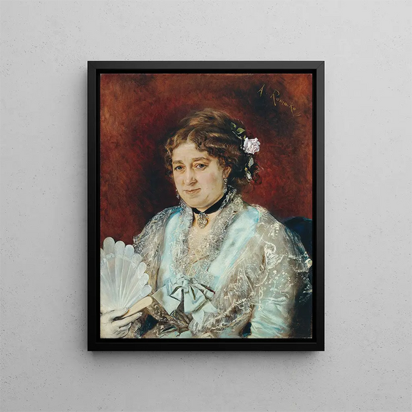Babette Tapissier - Anton Romako — framed artwork on a wall