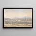 Landscape Painting in Malta - Anton Schranz — framed artwork on a wall