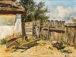 Rustic Garden Painting - Anton Schrödl — artwork view