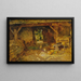 Interior Cour of the Marchfeld - Anton Schrödl — framed artwork on a wall