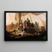 L'Arrivée des captifs - Anton Teichlein — framed artwork on a wall