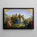 Multiplication of the loaves - Anton von Perger — framed artwork on a wall