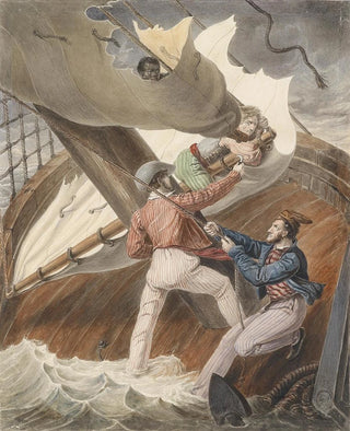 Ship in the Storm - Anton von Perger — artwork view