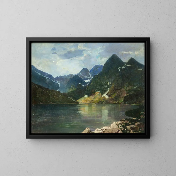 The Morskie Oko Lake - Antoni Gramatyka — framed artwork on a wall