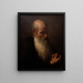 Old Man - Antoni Kolberg — framed artwork on a wall