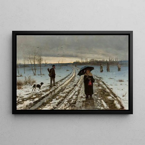 Bad Omen - Antoni Kozakiewicz — framed artwork on a wall