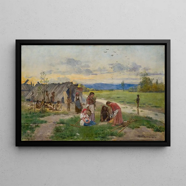 Gitans - Antoni Kozakiewicz — framed artwork on a wall