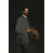 Self-portrait with palette - Antoni Piotrowski — artwork view