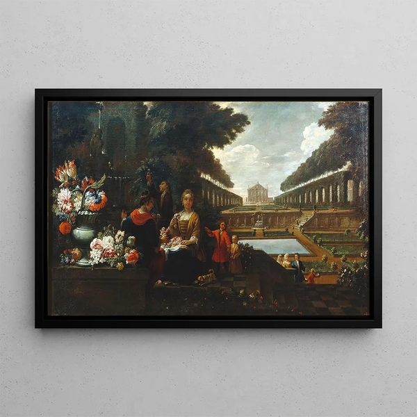 Spring Painting - Antoni Viladomat — framed artwork on a wall
