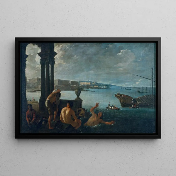 Summer Painting - Antoni Viladomat — framed artwork on a wall