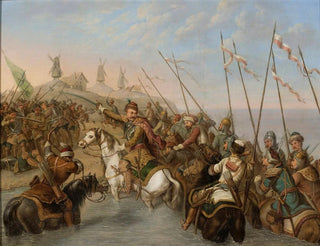 Crossing the River - Antoni Zaleski — artwork view