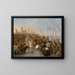 Crossing the River - Antoni Zaleski — framed artwork on a wall