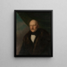 Portrait of Edward Szydowski - Antoni Ziemicki — framed artwork on a wall