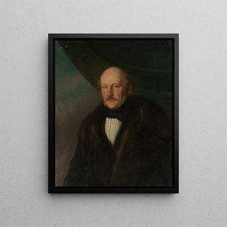 Portrait of Edward Szydowski - Antoni Ziemicki — framed artwork on a wall