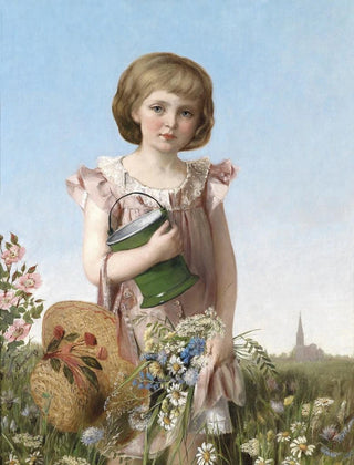 A little gardener - Antonie Boubong — artwork view
