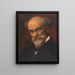 Portrait of the painter Jakob Grünenwald 1821-1896 - Antonie Boubong — framed artwork on a wall