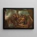 Heemskerk Dies Near Gibraltar Year 1606 - Antonie F Zürcher — framed artwork on a wall