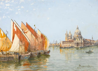 Bateaux de pêche à Venise - Antonietta Brandeis — artwork view