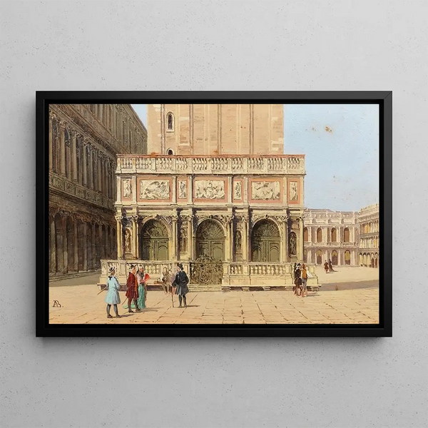 La Loggietta Piazza di Marco - Antonietta Brandeis — framed artwork on a wall