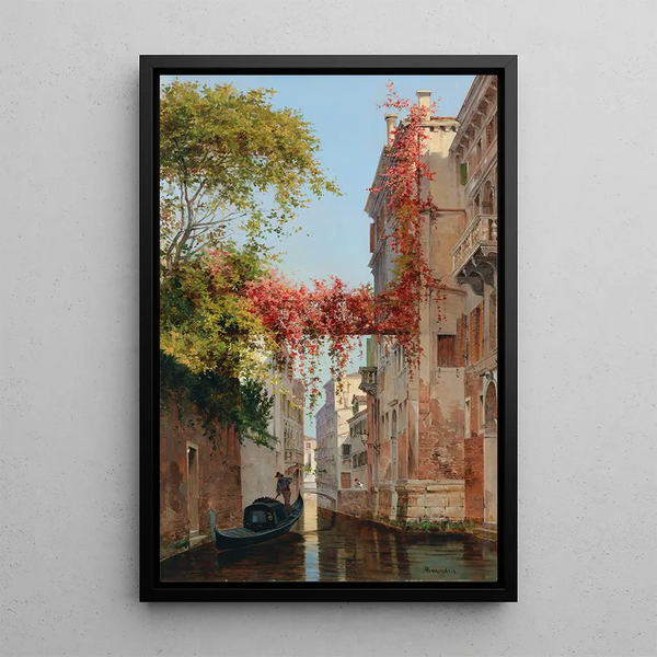 Palazzo Albrizzi in Venice - Antonietta Brandeis — framed artwork on a wall