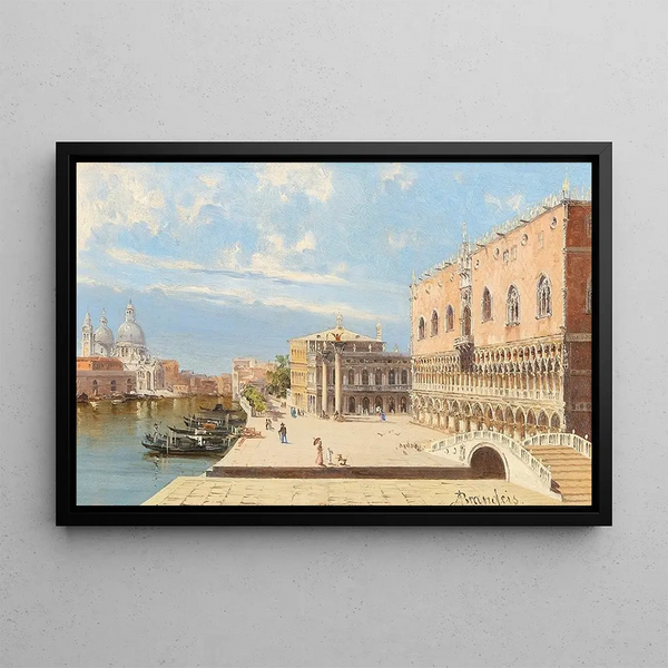 Palace of the Doges - Antonietta Brandeis — framed artwork on a wall