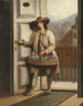 Slovak Glass Seller Painting - Antonin Hölperl — artwork view