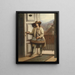 Slovak Glass Seller Painting - Antonin Hölperl — framed artwork on a wall