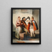 Street Musicians - Antonin Hölperl — framed artwork on a wall