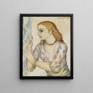 By the Window - Antonín Procházka — framed artwork on a wall