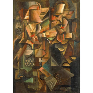 Reproduction of the painting Man and Woman - Antonín Procházka