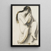 Nude with Drapery - Antonín Procházka — framed artwork on a wall