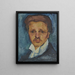 Self-portrait - Antonín Procházka — framed artwork on a wall