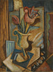 Still life with tulips - Antonín Procházka — artwork view