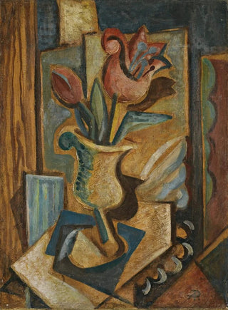 Still life with tulips - Antonín Procházka — artwork view
