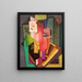 Still life Rose bouquet - Antonín Procházka — framed artwork on a wall