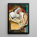 Reproduction of the painting Still life with cup and book - Antonín Procházka