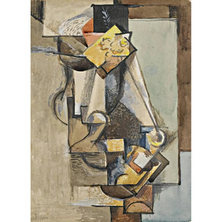 Still life with vase and flower - Antonín Procházka — artwork view
