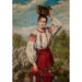 Young girl returning from the forest - Antonina Majewska — artwork view