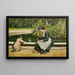 Le Jeu à Villa Tasca - Antonino Leto — framed artwork on a wall